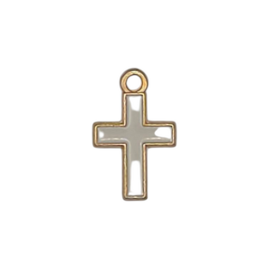 White Enamel Cross